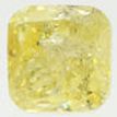 Fancy Yellow Cushion Diamond 0.72 Carat I1