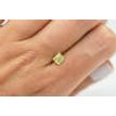 Loose Radiant Diamond Fancy Yellow 1.07 Carat SI1