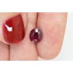 Ruby Gemstone Loose Red Color Cushion 2.08 Carat 7.11X8.09 MM