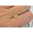 Loose Fancy Yellow Oval Diamond 1.01 Carat SI1