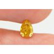 Fancy Brownish Orangy Yellow Pear Diamond 0.70 Carat SI2 GIA Certificate