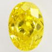 Oval Cut Diamond Fancy Yellow Color IGI Certified VVS2 0.51 Carat