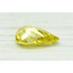 Pear Shape Diamond Fancy Yellow Color SI1 1.01 Carat 