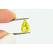 Pear Shape Diamond Fancy Yellow Color SI1 1.01 Carat 