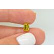 Loose Emerald Diamond Fancy Yellow 1.23 Carat SI1