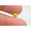 Loose Yellow Round Diamond 0.70 Carat SI3 
