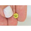 Loose Yellow Round Diamond 1.09 Carat SI1