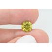 Round Cut Diamond Fancy Yellow 2.03 Carat SI1