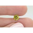 Round Cut Diamond Fancy Yellow 1.01 Carat SI1