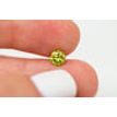 Loose Round Diamond Fancy Greenish Yellow 0.75 Carat SI1