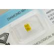 Radiant Cut Diamond Fancy Yellow Color VS2 0.72 Carat IGI Certificate