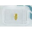 Pear Shape Diamond Fancy Yellow Brown 0.53 Carat SI1 IGI Certificate