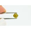 Cushion Cut Diamond Fancy Yellow VS2 1.03 Carat