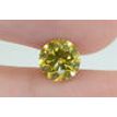 Round Diamond Fancy Yellow Color 1.02 Carat VS2