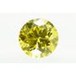 Fancy Yellow Round Cut Diamond 2.55 Carat SI2