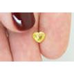 Loose Heart Diamond Fancy Yellow 0.83 Carat VS2
