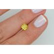 Cushion Cut Diamond Yellow Color Loose 1.01 Carat VS2