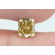 Radiant Cut Diamond Fancy Brownish Yellow 1.08 Carat VS1 GIA Certificate