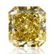 Radiant Cut Diamond Fancy Brownish Yellow 1.08 Carat VS1 GIA Certificate