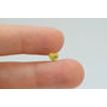 Yellow Heart Shape Diamond 0.71 Carat SI1 Certified