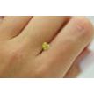 Yellow Heart Shape Diamond 0.71 Carat SI1 Certified