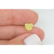 Heart Diamond Fancy Yellow Color 1.70 Carat SI1