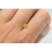 Certified Fancy Yellow Radiant Diamond 1.04 Carat VS2 5.09X4.97 MM