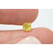Certified Fancy Yellow Radiant Diamond 1.04 Carat VS2 5.09X4.97 MM
