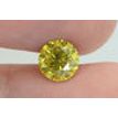 Round Cut Diamond Fancy Yellow Color 1.51 Carat VS1
