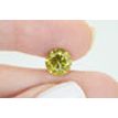 2.52 Carat Round Diamond Fancy Yellow Color SI2 