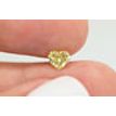 Loose Yellow Heart Diamond 0.70 Carat SI1