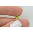 Round Cut Diamond Fancy Yellow Color SI1 0.53 Carat
