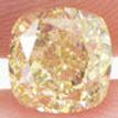Cushion Cut Diamond Natural Fancy Brownish Yellow GIA Certified 1.51 Carat SI1