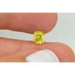 Yellow Cushion Cut Diamond 1.02 Carat VS1