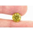Round Cut Diamond Fancy Yellow 2.51 Carat VS2