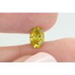 Oval Cut Diamond Fancy Yellow Color 1.14 Carat VS2