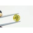 Round Cut Diamond Fancy Yellow Color 2.00 Carat SI1