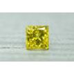 Fancy Yellow Princess Cut Diamond 1.20 Carat VS2