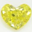 Loose Yellow Heart Diamond 1.02 Carat SI1