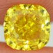 Cushion Cut Diamond Yellow Color Loose 1.01 Carat VS2