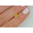 Cushion Cut Diamond Yellow Color Loose 1.01 Carat VS2