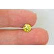 Loose Yellow Round Diamond 1.09 Carat SI1