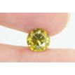 2.52 Carat Round Diamond Fancy Yellow Color SI2 
