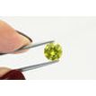 Round Diamond Fancy Yellow Color 2.01 Carat SI1
