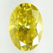 Oval Cut Diamond Fancy Yellow Color 1.14 Carat VS2