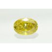 Oval Cut Diamond Fancy Yellow Color 1.14 Carat VS2