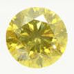 Round Cut Diamond Fancy Yellow 2.51 Carat VS2