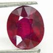 Ruby Gemstone Loose Red Color Cushion 2.08 Carat 7.11X8.09 MM