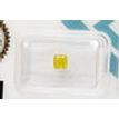 Cushion Diamond Fancy Yellow Color 0.59 Carat VVS2 IGI Certificate