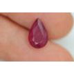 Loose Red Pear Ruby Gemstone 2.96 Carat